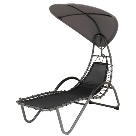 DEKO LIVING Outdoor Patio Lounge Chair with Canopy COP20203